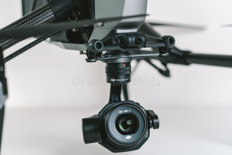 DJI Zenmuse X7 Drone Camera Stock Photo - Image of quadrocopter, sunset: 195238568