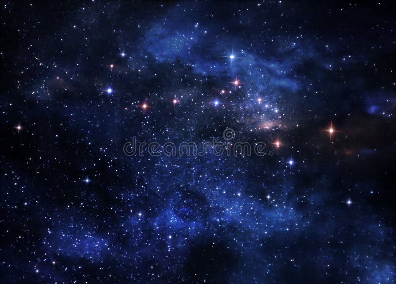 Djupt nebulaeavstånd arkivbilder