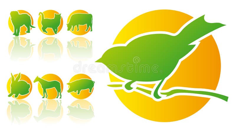 djura silhouettes vektor illustrationer djura silhouettes vektor illustrationer