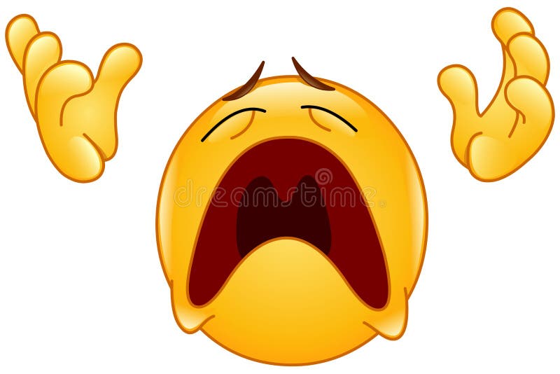 Dlaczego bóg dlaczego emoticon ilustracji Dlaczego bóg dlaczego emoticon ilustracji