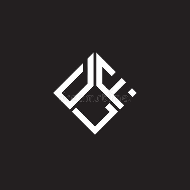 LDF letter technology logo design on black background. LDF