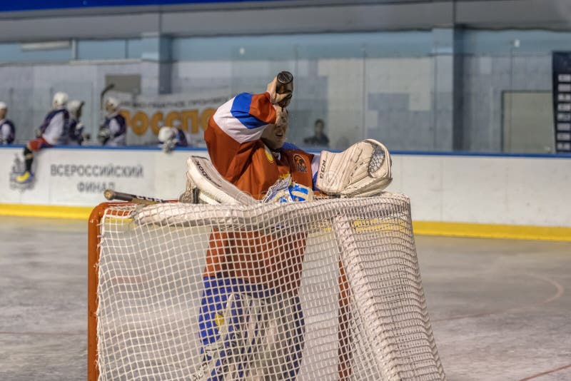 Ball Hockey World Championship in Dmitrov 12-17.06.2018 royalty free stock photo Ball Hockey World Championship in Dmitrov 12-17.06.2018 royalty free stock photo