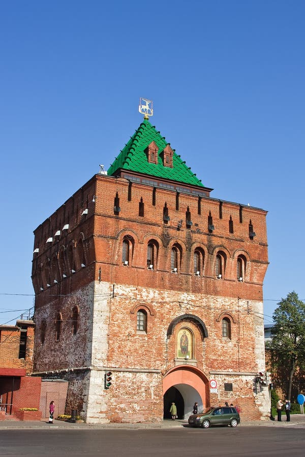 Dmitrovskaya tower of Nizhny Novgorod kremlin