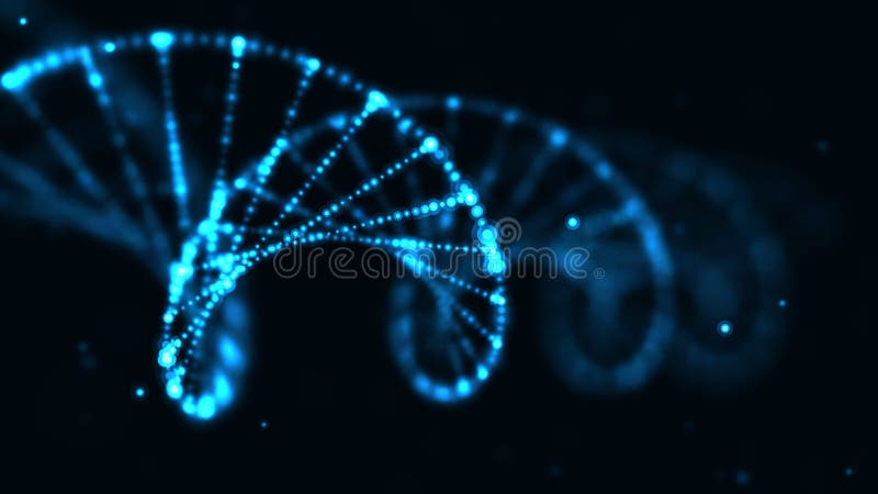 Abstract technology science concept, DNA code structure with glow. Science concept background. Nano technology.