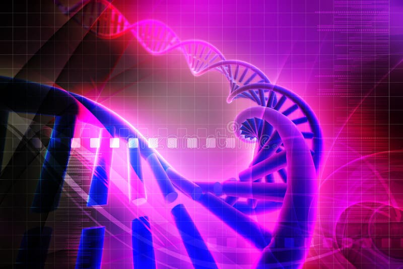 Dna royalty free illustration