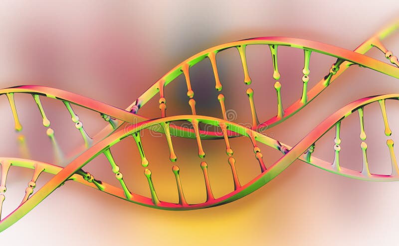 DNA genomu badanie DNA moleku?y struktura royalty ilustracja DNA genomu badanie DNA moleku?y struktura royalty ilustracja