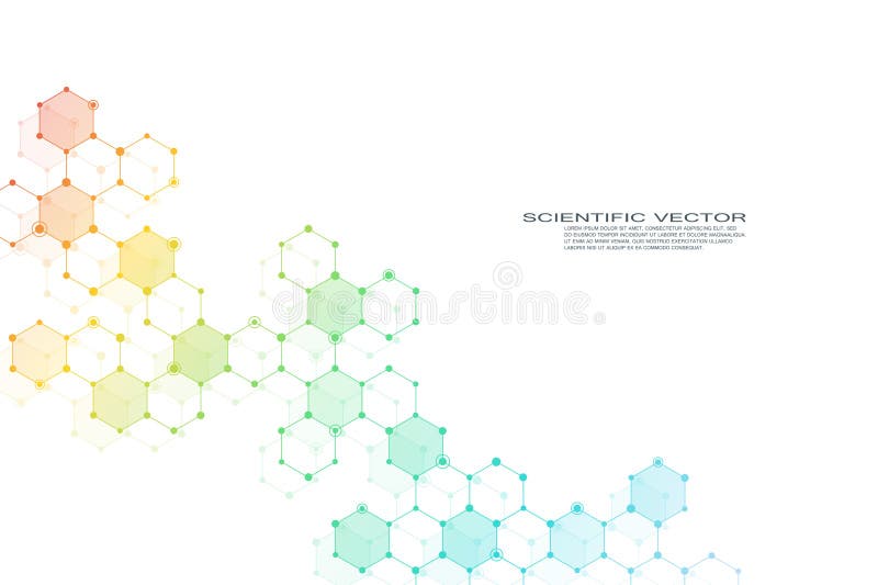 DNA hexagonal de la molécula de la estructura de los compuestos del sistema de las neuronas, genéticos y químicos Ilustración del stock de ilustración DNA hexagonal de la molécula de la estructura de los compuestos del sistema de las neuronas, genéticos y químicos Ilustración del stock de ilustración