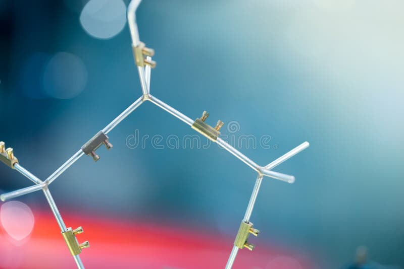 DNA molecule laboratory lab test stock image