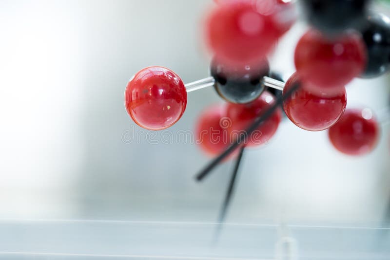DNA molecule laboratory lab test stock photo