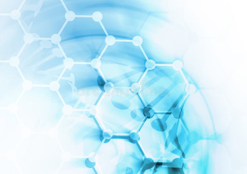 DNA molecule structure background stock photo