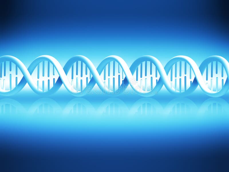 DNA strand vector illustration