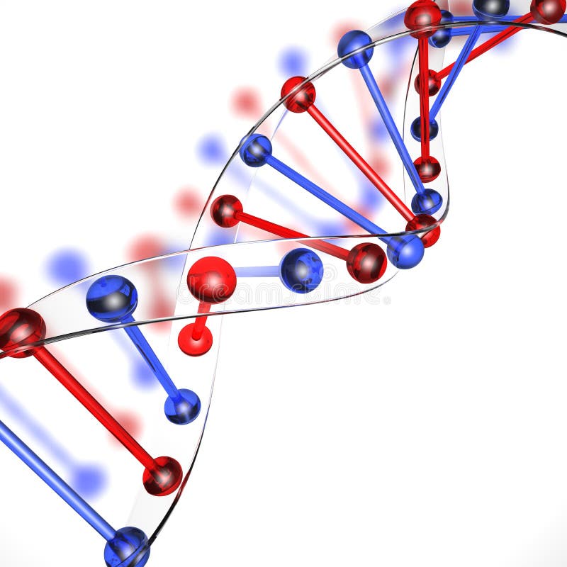 DNA structure made of glass