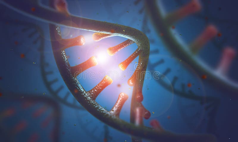DNA- und RNS-Moleküle lizenzfreie abbildung DNA- und RNS-Moleküle lizenzfreie abbildung