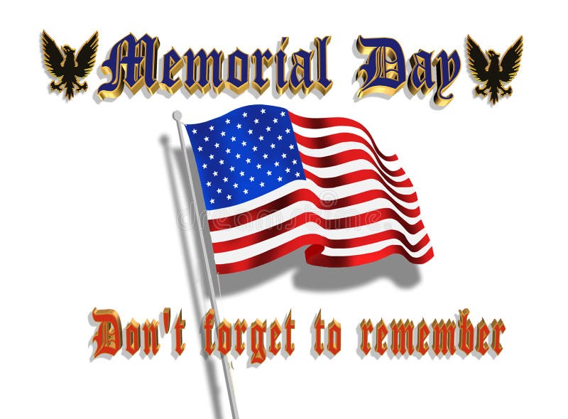 dni memorial grafiki 3 d royalty ilustracja dni memorial grafiki 3 d royalty ilustracja