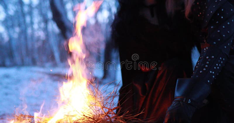 Cosplayer in Image of a Character Yennefer of Vengerberg from the Game or  Film the Witcher in Winter Forest at Sunset Editorial Stock Photo - Image  of dnipro, netflix: 172111433