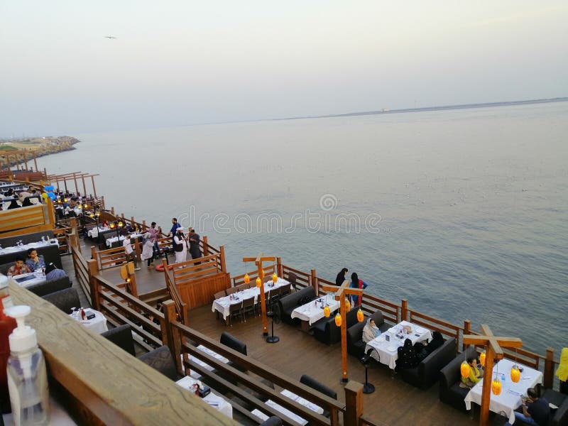Do Darya the Beach Front Restaurant in Karachi, Pakistan Editorial