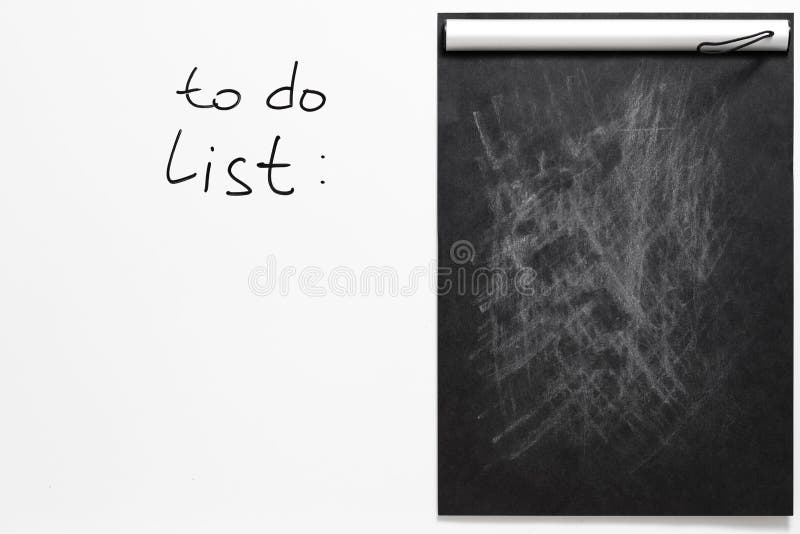 Do List Blackboard Checklist Mockup Copy Space Stock Photo Image of