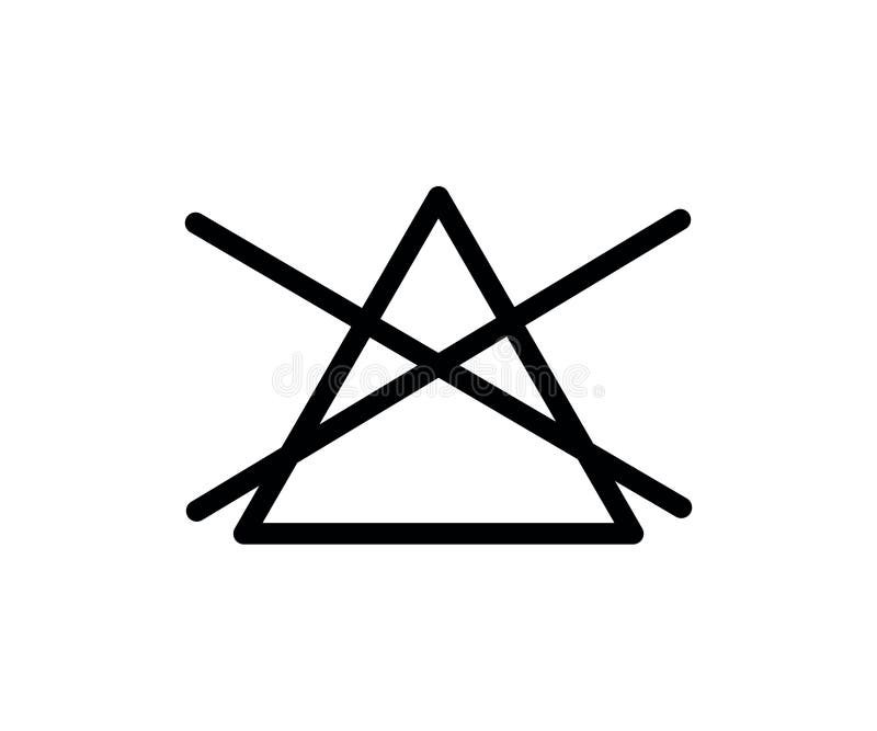 Do Not Bleach Symbol do-not-bleach-symbol