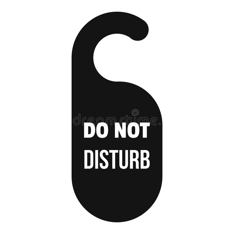Download Illustration Of Hotel Tag Do Not Disturb Stock Vector ...