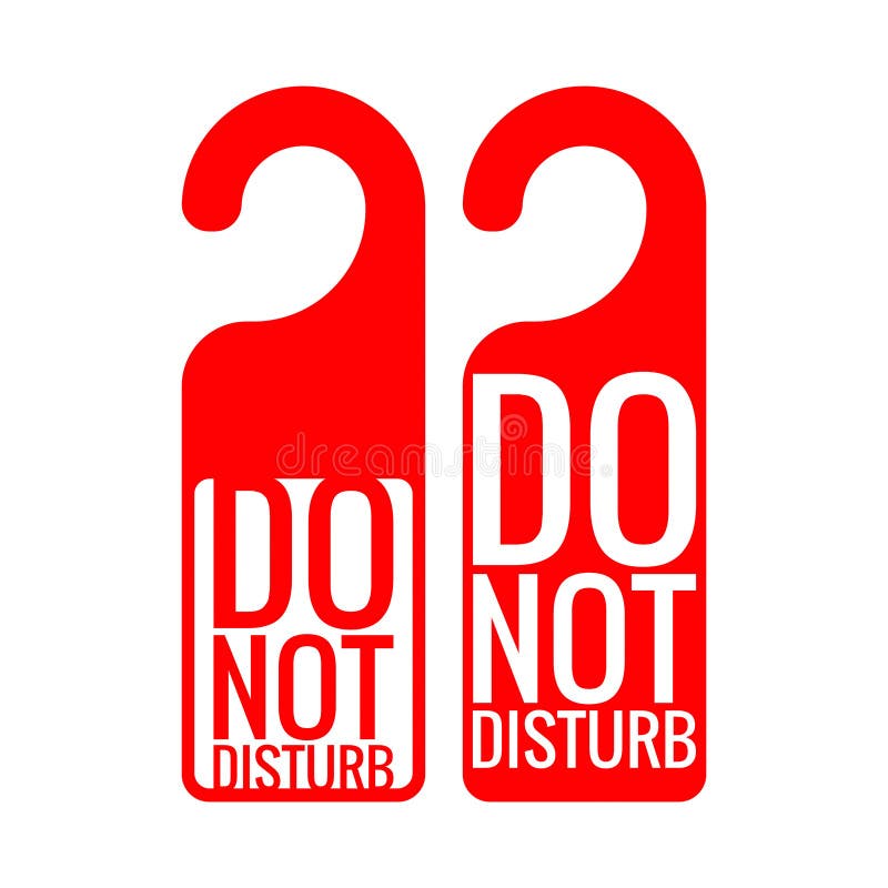 Stock vector do not distrub icon flat simple vector symbol 5 stock illustration Stock vector do not distrub icon flat simple vector symbol 5 stock illustration