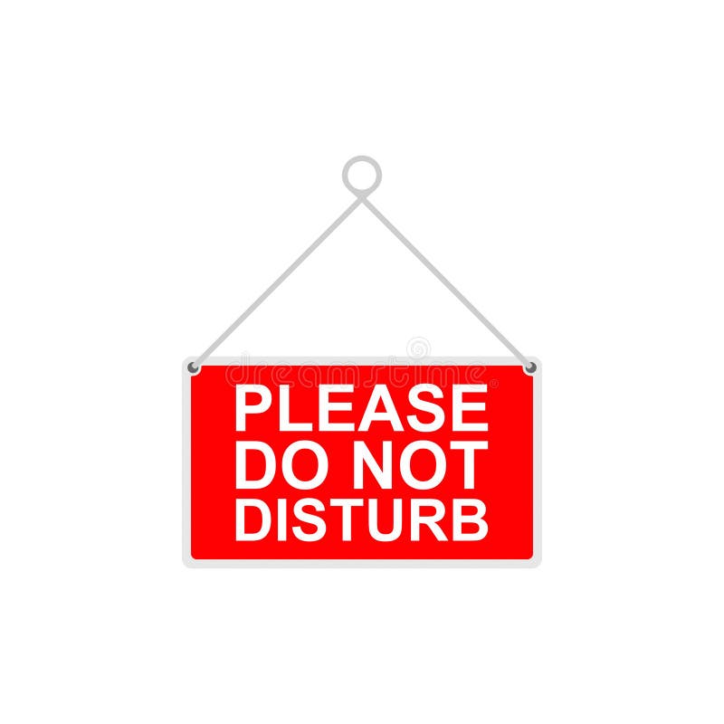 Download Dont Disturb Tag Icon, Simple Style Stock Vector ...