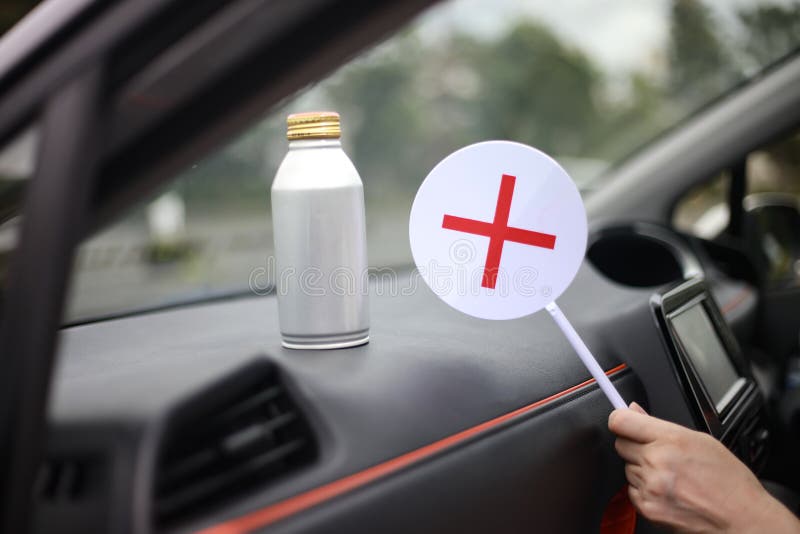 Do Not Leave Beverage Cans in the Car Stock Image Image of woman