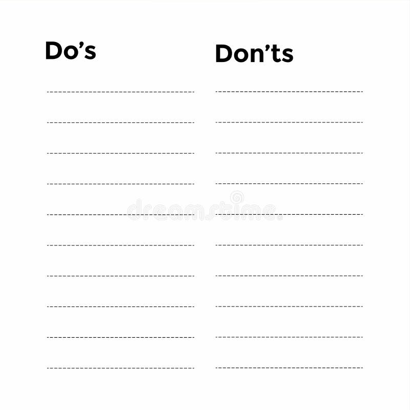 do-s-don-ts-icon-stock-illustrations-107-do-s-don-ts-icon-stock