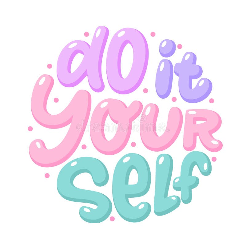 Do it yourself stamp Royalty Free Vector Image