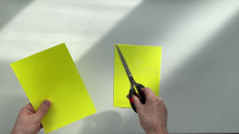 Use scissors. stock video footage