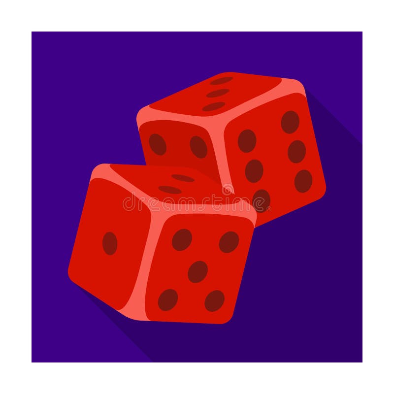 Dobbel voor spelen in het casino Stenen op de lijst voor goed geluk te werpen Kasino enig pictogram in vlak stijl vectorsymbool royalty-vrije illustratie Dobbel voor spelen in het casino Stenen op de lijst voor goed geluk te werpen Kasino enig pictogram in vlak stijl vectorsymbool royalty-vrije illustratie