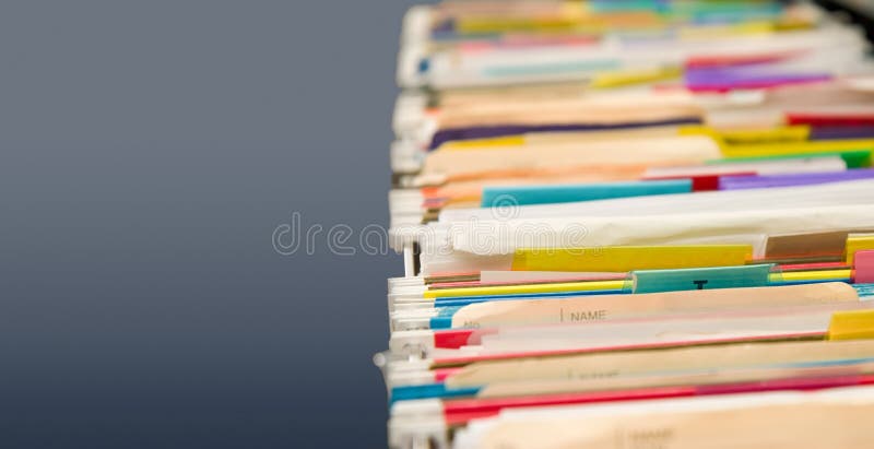 Dobradores de arquivo completamente dos dados imagem de stock Dobradores de arquivo completamente dos dados imagem de stock