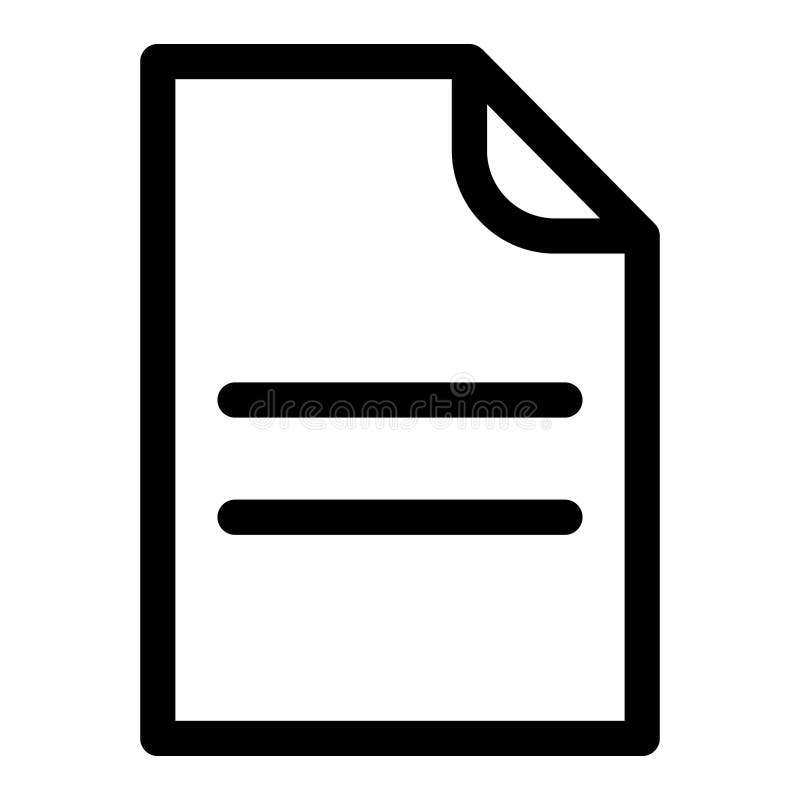 Doc File e stock illustration