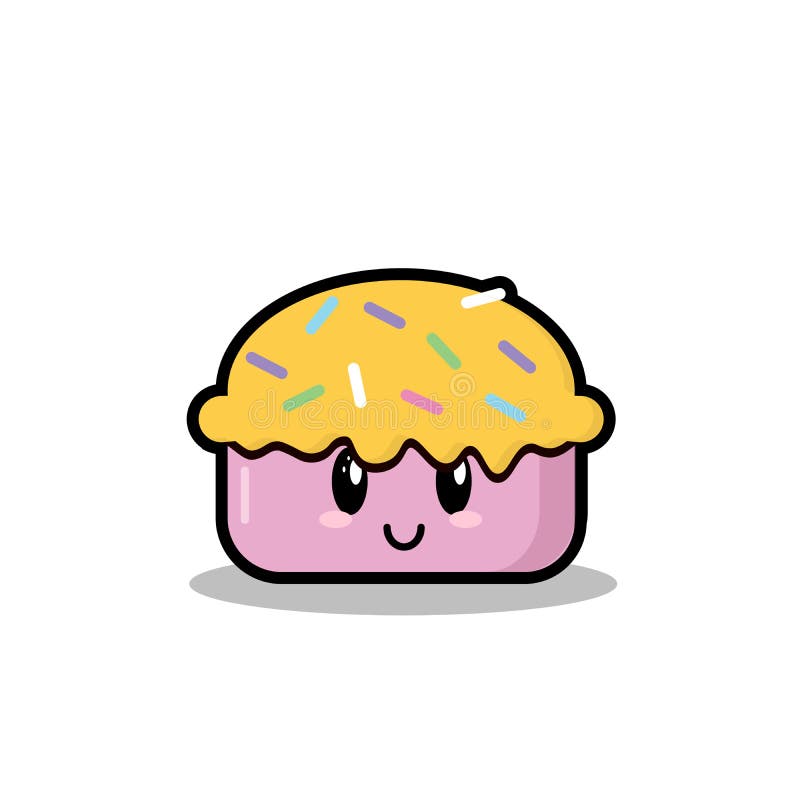 Comida Fofa Pão Doce Sobremesa Desenho Isolado Kawaii Ilustração do Vetor -  Ilustração de lanchonete, pastelaria: 177066419