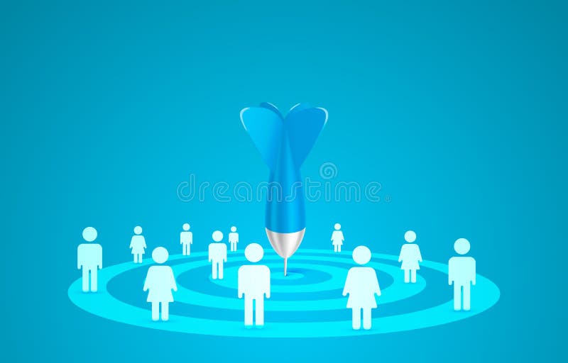 Target landing page, person people, banner business 3d icon. Vector illustration. Target landing page, person people, banner business 3d icon. Vector illustration