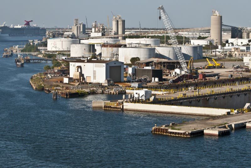 Dock Facilities, Port Of Tampa. Florida Stock Image Image 18928349