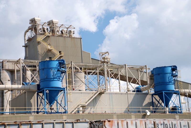 Dockside Grain Storage Plant Detail