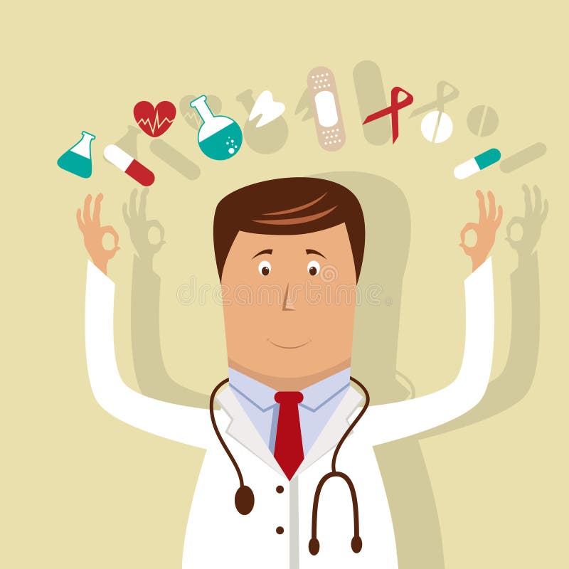 Doctor royalty free illustration