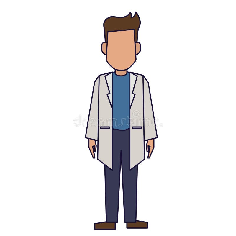 Doctor avatar concept vector illustration