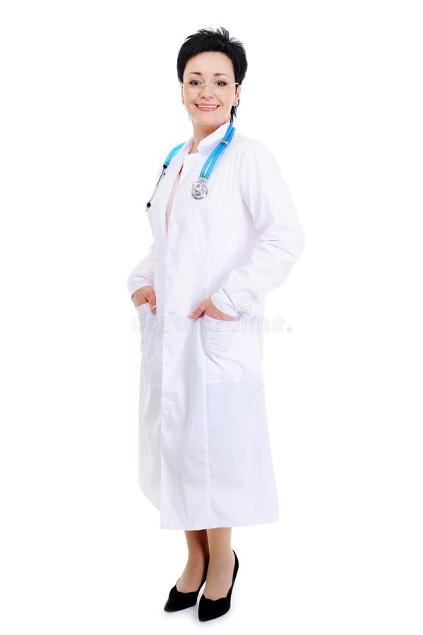 Doctor female mature successful στοκ φωτογραφία με δικαίωμα ελεύθερης χρήσης