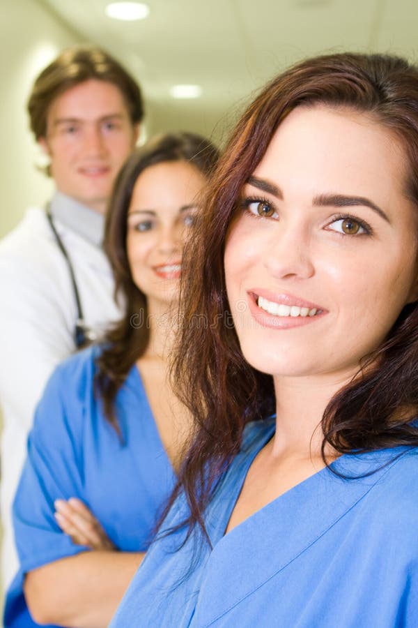 Doctor and nurse stock image. Image of colleague, health 8096393