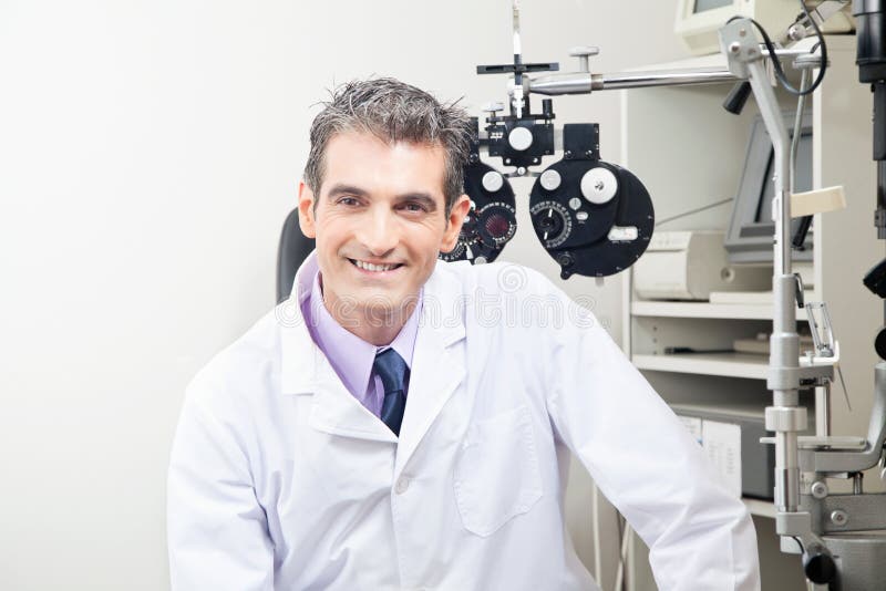 Doctor In Ophthalmology Clinic Stock Image Image of occupation