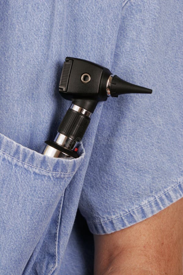 Doctor with Otoscope stock image. Image of medicine, medical 233771