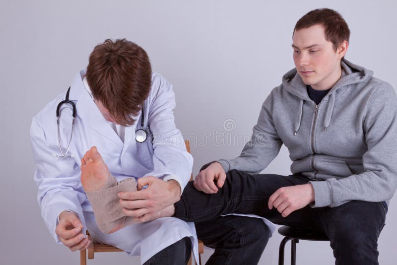 Doctor and patient royalty free stock photo