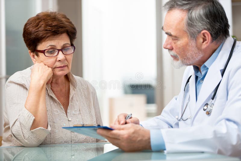Doctor and patient royalty free stock photo Doctor and patient royalty free stock photo