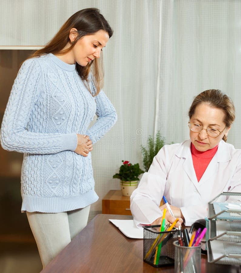 Doctor of Prescribes To Patient the Medication Stock Photo Image of