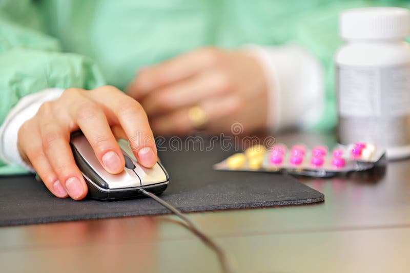 Doctor Prescription Online Medicine Stock Image - Image of medicine