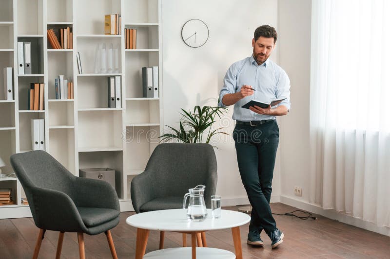 Doctor Psychologist is in the Stock Image Image of clinic