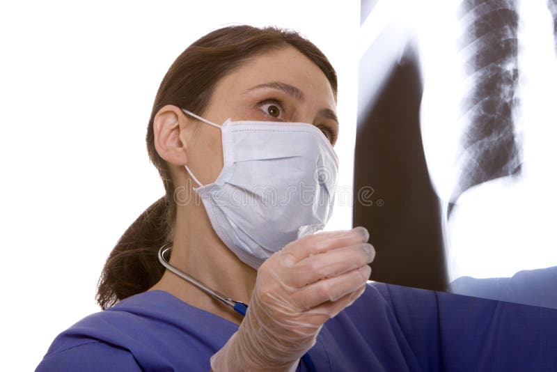 Doctor with x-ray stock image Doctor with x-ray stock image