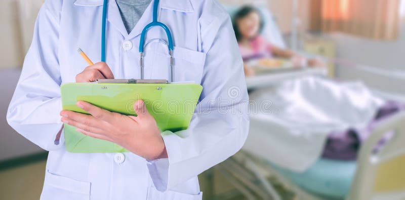 Doctor`s Image, Physical Examination, Asian Women Recovering after Surgery  in a Hospital, on the Blurred Background Image Stock Photo - Image of girl,  clinic: 190216416