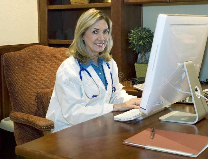 Doctor S Office Stock Image Image Of Friendly Nurse 4055581 